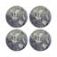 Sous-verres ronds en cuir Summer Palace Sybil-119015341