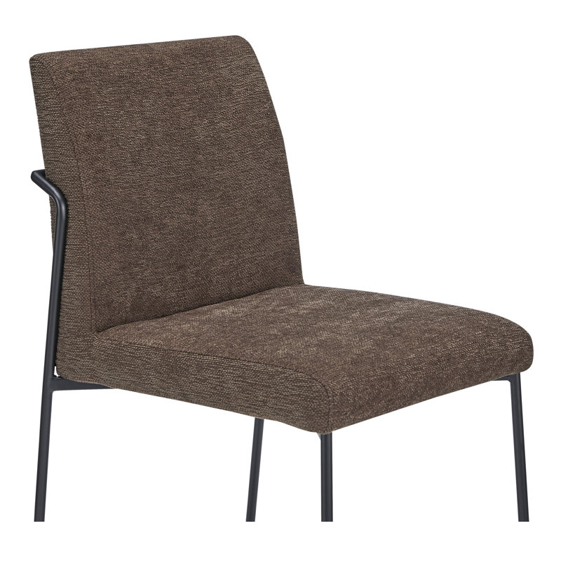 Danny Dining Chair Dark Brown Set of Two, Dark Brown