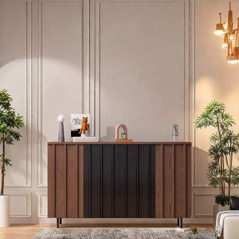 Buffet décoratif Antique, H 33,46 po x l 47,24 po x P 15,75 po