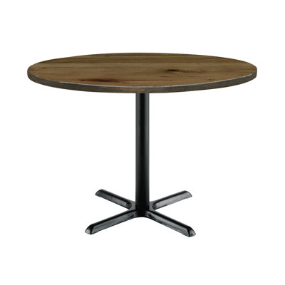 Urban Loft Round Solid Wood Breakroom Table