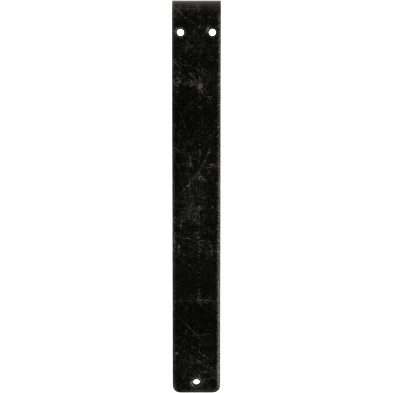 Support en fer forgé Versailles, Argent antique, H 10 po x l 1,5 po x P 7,5 po