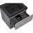 Modern 24" Bathroom Vanity. Grey Storage Cabinet With Quartz Sand Basin. Easy Install, Stylish Unit Vanity - Sink. Design Basin For Longevity. Soft Close Drawers Quiet Operation. Organization. To