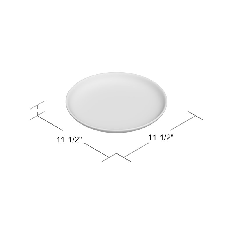 Assiette plate Harmony 11,5 po