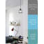 Luminaire suspendu géométrique de style lanterne 1 lumière