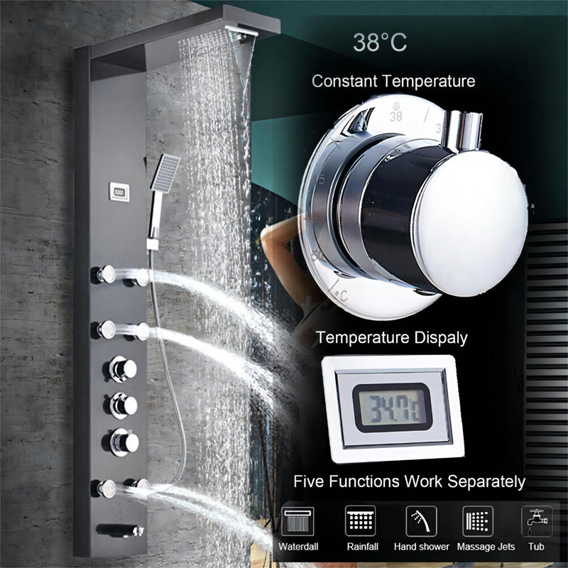 Zina Shower Tower Panel