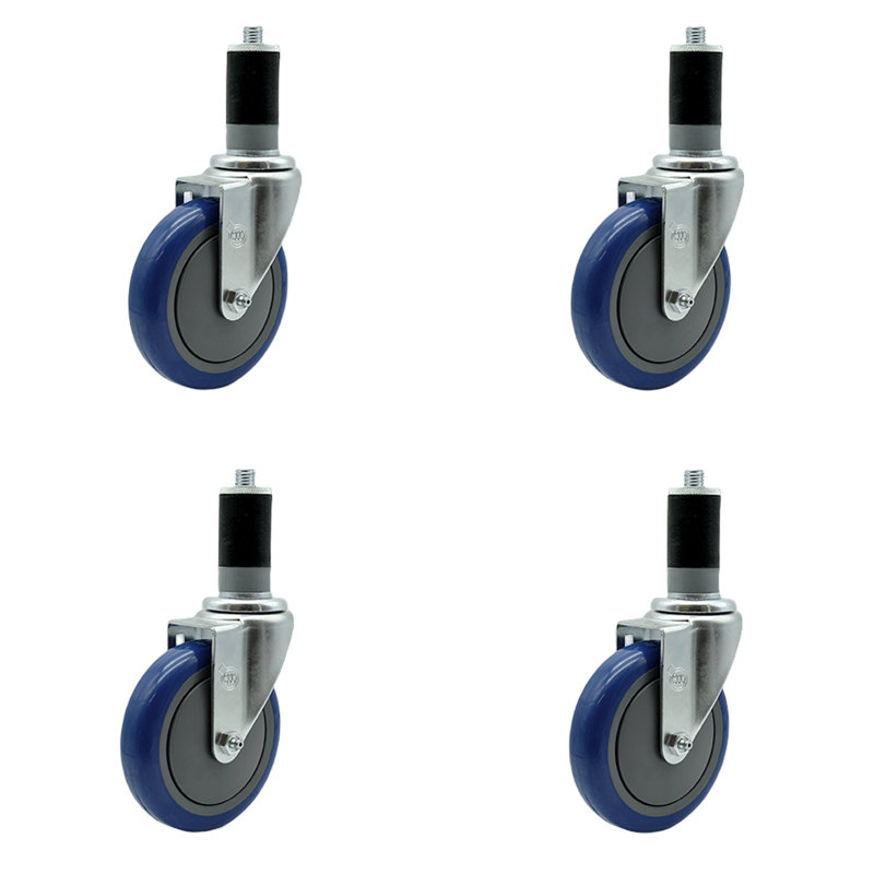 Expanding Stem Caster, Blue