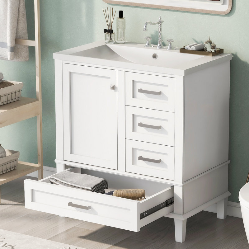 Meuble-lavabo simple 18,09 po avec comptoir d'évier, null