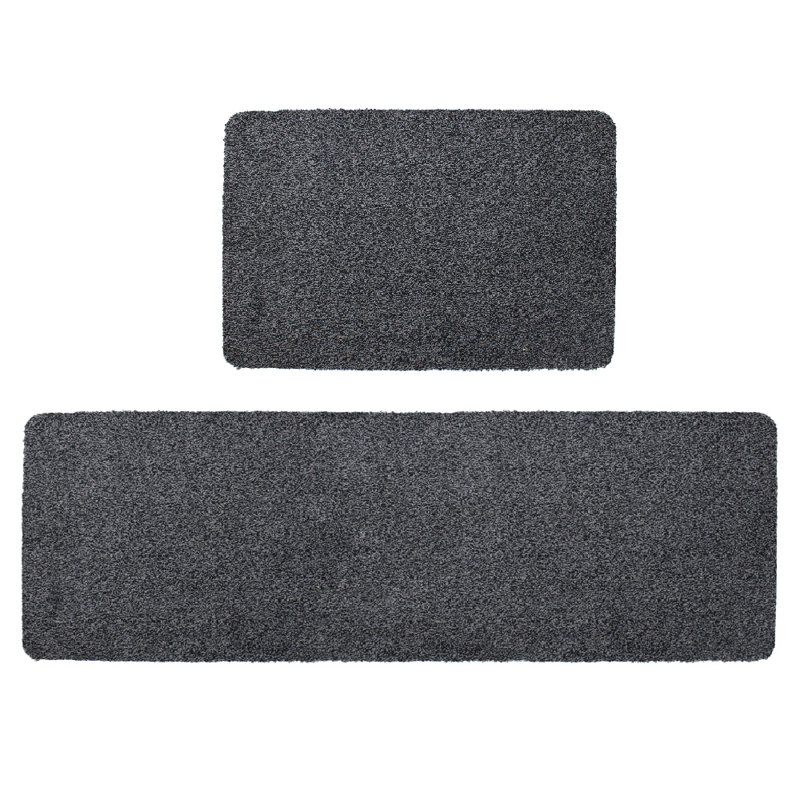 Non-Slip Indoor Doormat, Black