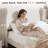 King Size Wingback Upholstered Platform Bed Frame With Tall Headboard-1857213370