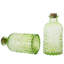 Green Glass Decorative Bottle