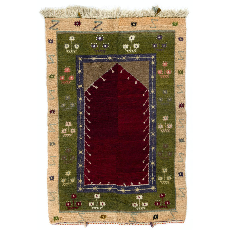 Tapis turc vintage unique fait à la main One of a Kind