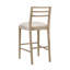 Tabouret de bar avec dossier échelle (ensemble de 2)-38896522