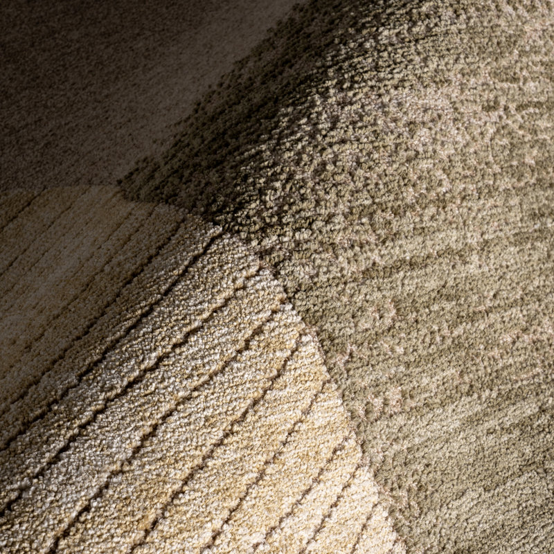 Faela Abstract Fringe Area Rug, Rectangle 3' x 5'