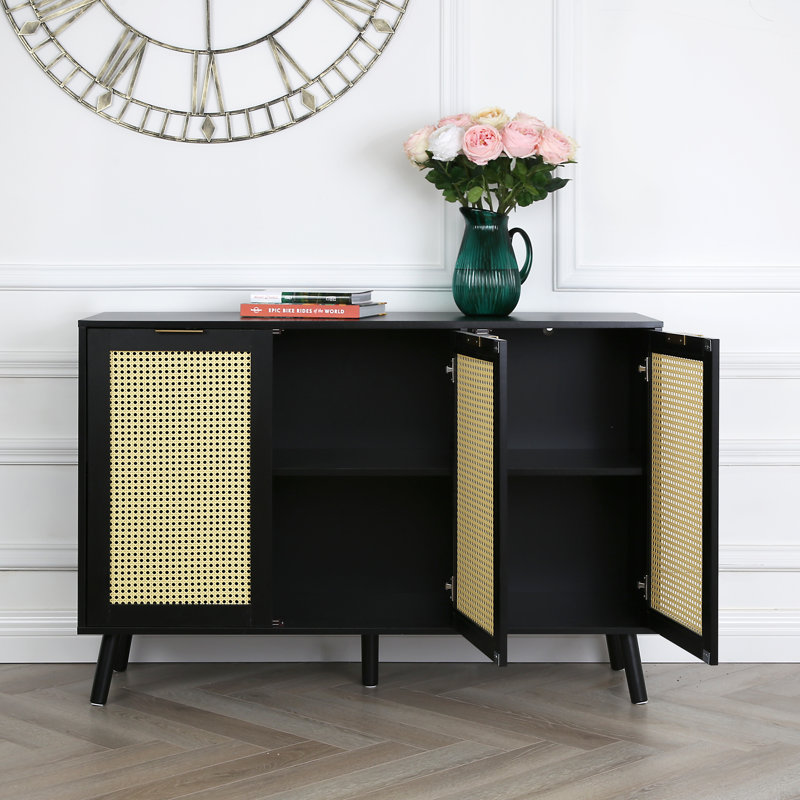 Craven 3-door Cane Cabinet