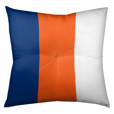 Striped Reversible Throw Pillow