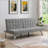 WOOD FRAME, STAINLESS LEG, FUTON, SOFA BED-2087256115