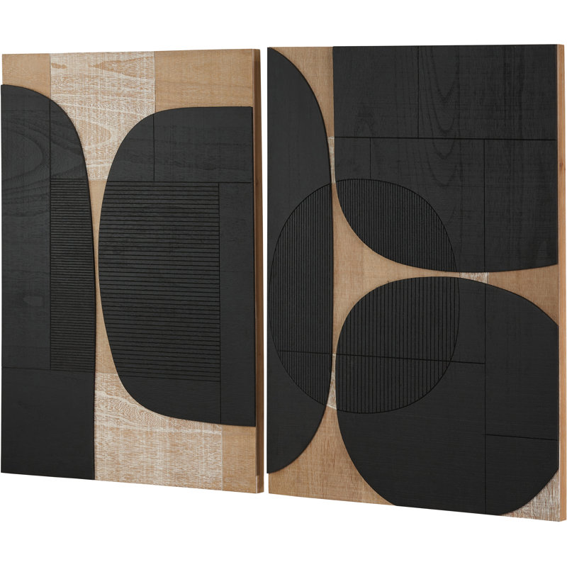 2 Piece No Frame Set on Canvas