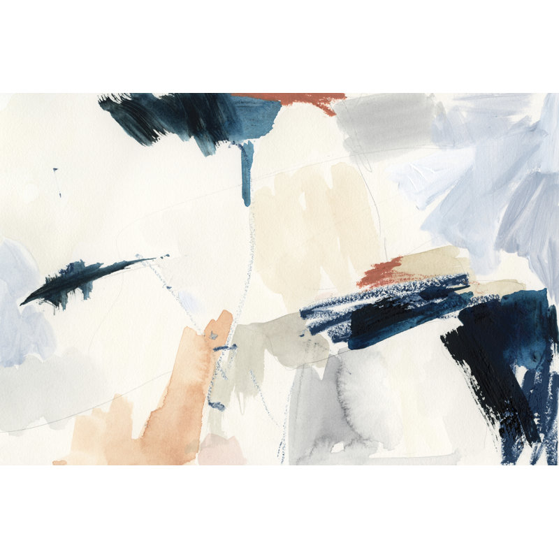 Marine Swash I - Wrapped Canvas Print, 30cm H x 46cm W x 3.8cm D