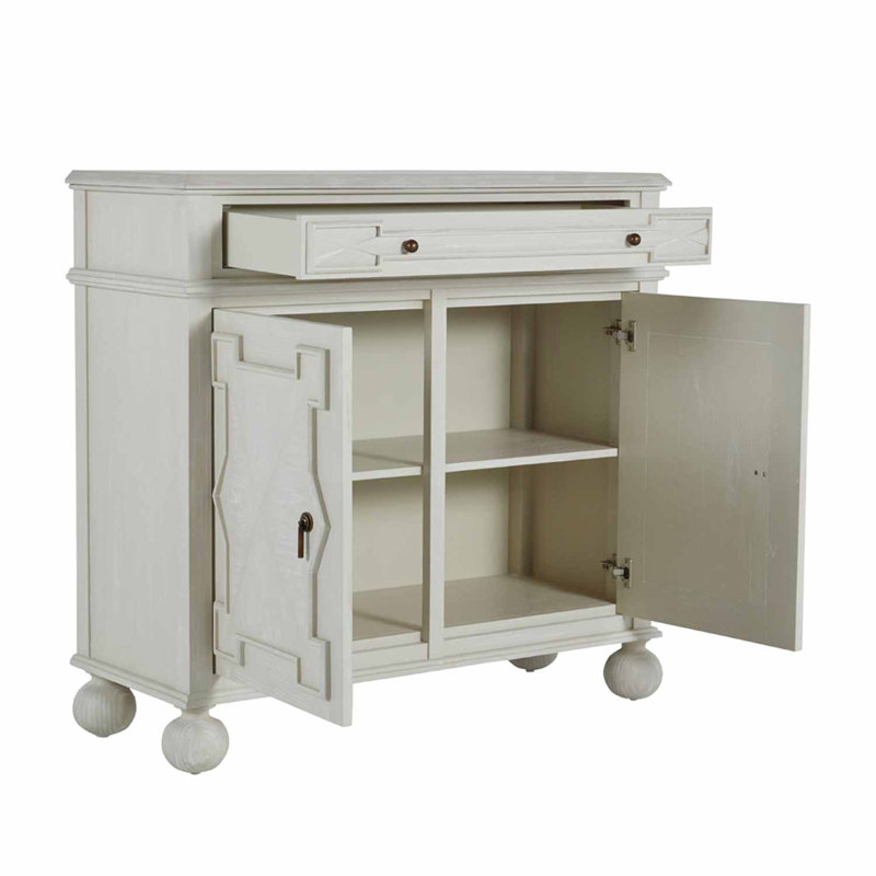 Ezekiel 2 - Door Accent Cabinet, Cerused Ash