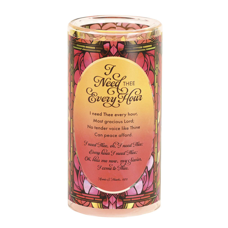 Candleholder I Need Thee Every Hour 8H