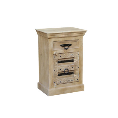 Corinne Solid Wood Rectangle Accent Cabinet