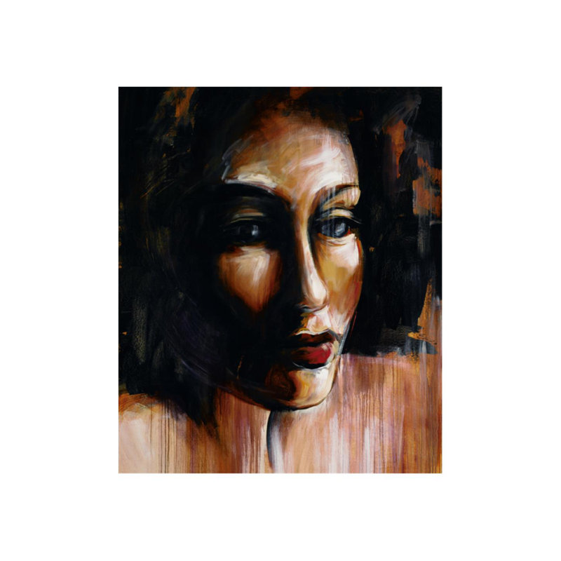 «Dark Triumph» - peinture sur toile tendue, H 28 po x l 24 po x P 1,5 po, Extérieur