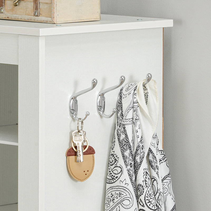 59" H 27-Pair Manufactured Wood Shoe Storage Cabinet, White