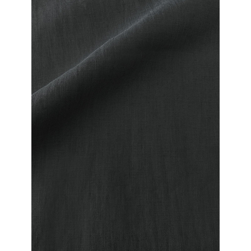 Linen Pillow Cover & Insert, Black