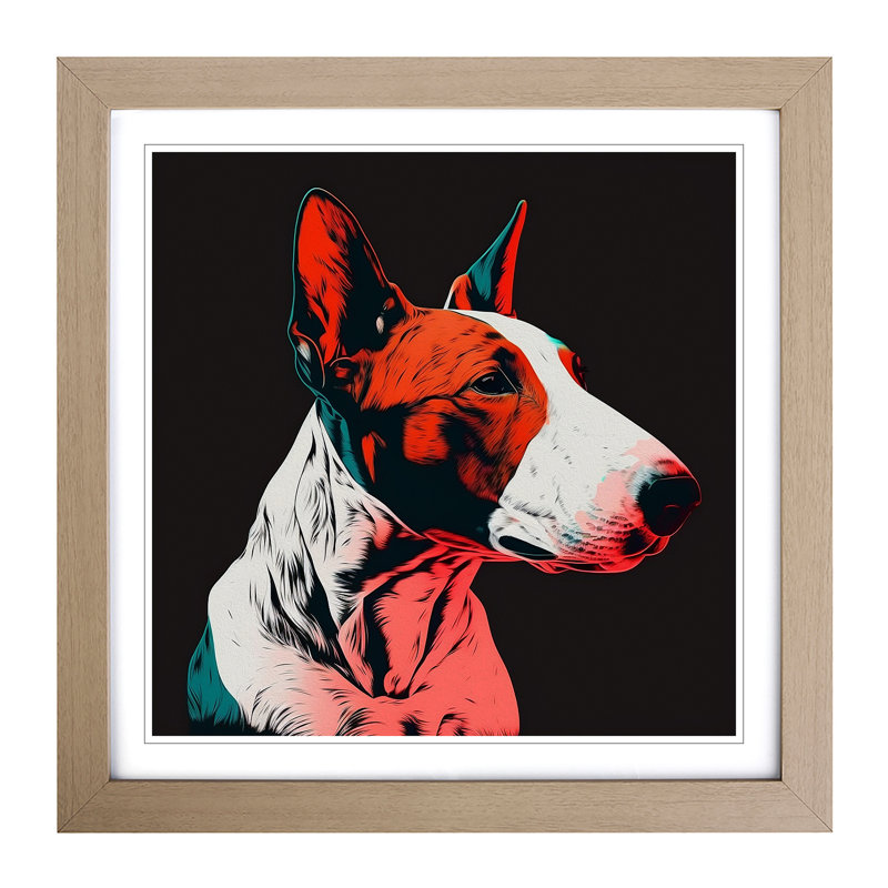 Single Picture Frame Print on Wood, Oak