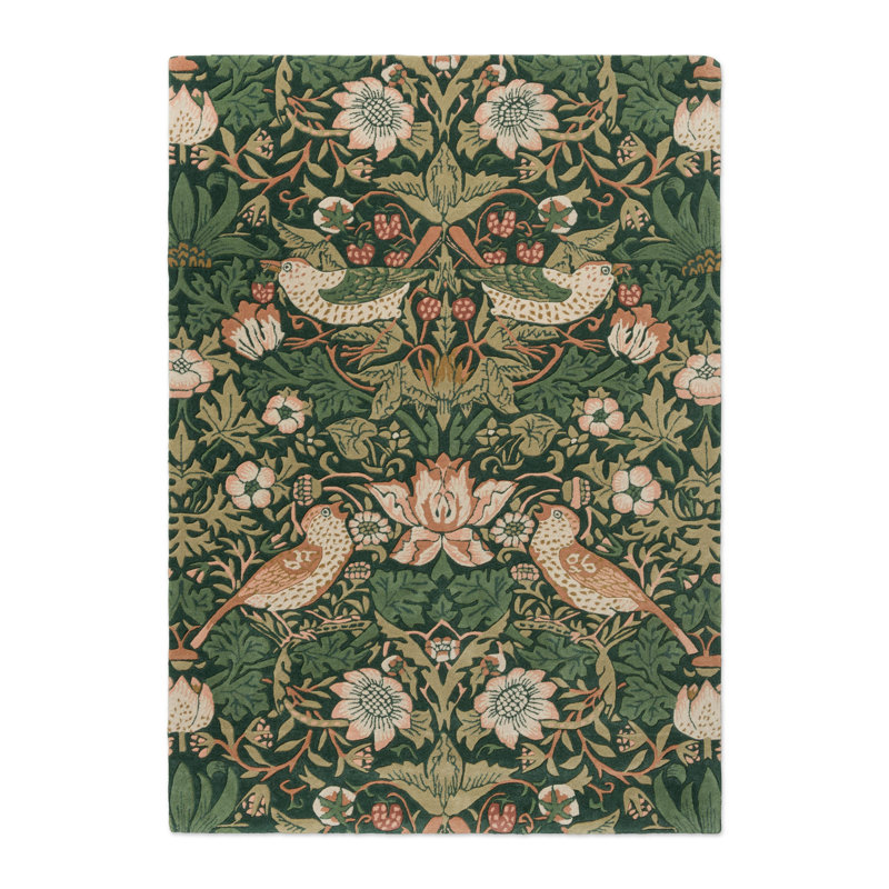 Hand Tufted Wool Area Rug in Forest, Rectangle 8'2" x 11'6"