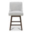 Tabouret de comptoir pivotant rembourré Orbay-68809752