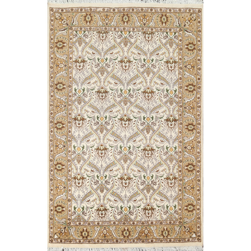 One-of-a-Kind 4'0'' X 6'1'' New Area Rug in Ivory