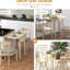 Table pliable de 35 po pour les petits espaces, pieds en bois massif, chêne, conception à abattants, s'adapte à divers styles de table de cuisine, table pliante de 35 po, chêne, améliore la fonctionnalité