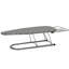 Table à repasser de table avec repose-fer durable, conception ovale compacte et support de porte pour un rangement facile-98543362