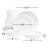 over&back Rimmed 16-Piece Semi Hand-Finished Stoneware Dinnerware Set, Service for 4-99305502
