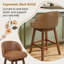 Tabouret de comptoir pivotant en simili cuir Detweiler-132138019-138212824