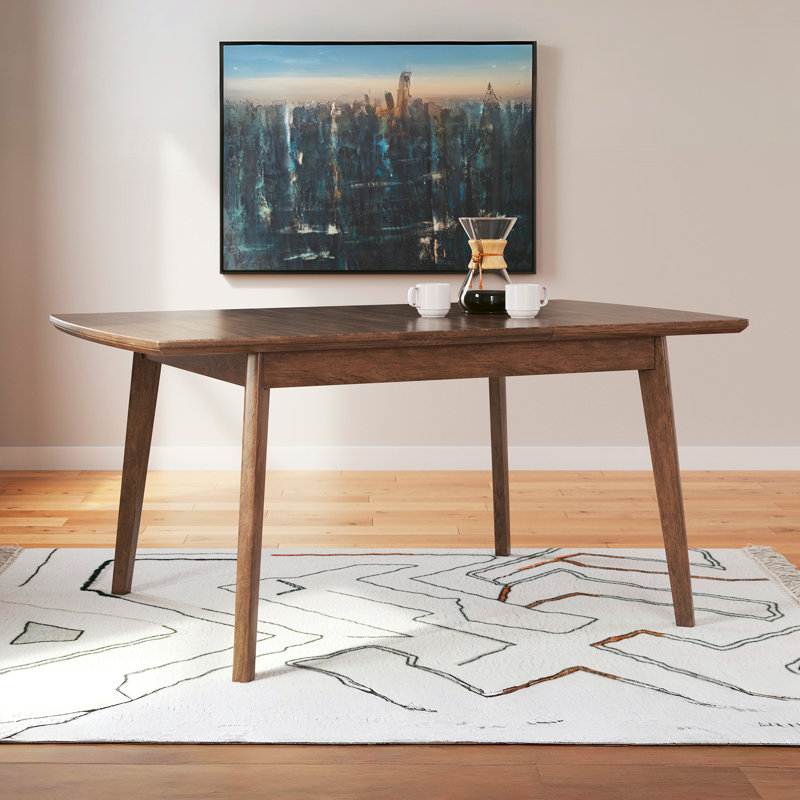 Jameila Extendable Solid Wood Base Dining Table