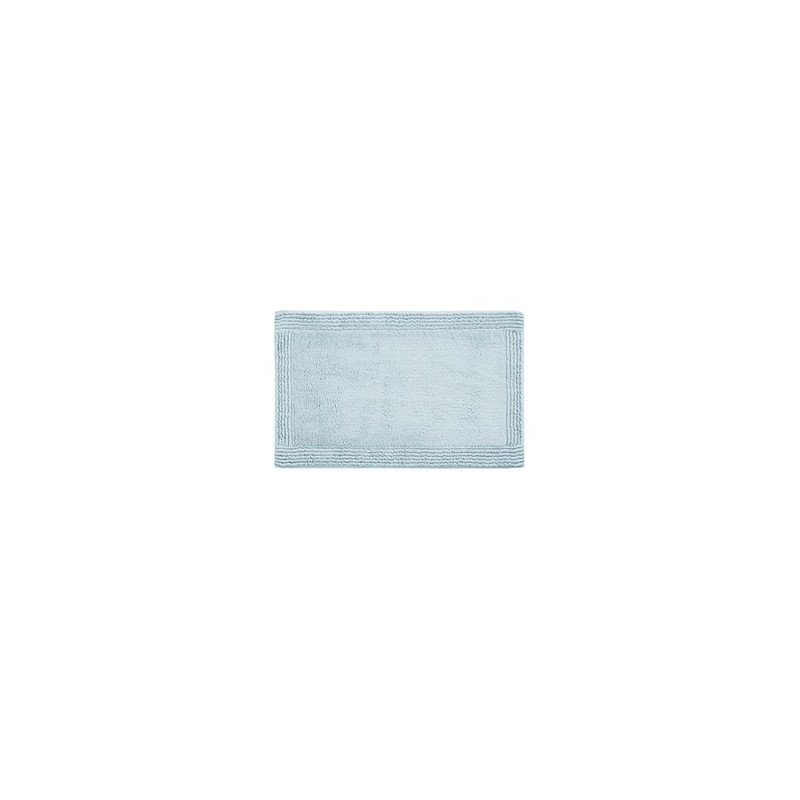 Tapis de bain réversible 100% coton, 3000 g / m², bleu, 21 x 34 po, Simple - L 34 po x l 21 po