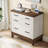 3-drawer File Cabinet, Lateral Filing Cabinet For A4/letter/legal Size