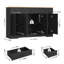 Buffet 55,1 po à 3 tiroirs et tablettes réglables Adra-1612593964