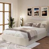 Beaird Upholstered End Lift Ottoman Bed