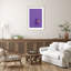 «Lavender Pansy» par Incado, impression sur bois encadrée-101166359