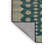 Machine Washable Overdyed Blue Area Rug-725373120
