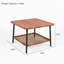 Ensemble de conversation de patio Benno 9 pièces en rotin de style bohème, sectionnel extérieur modulaire avec coussins en oléfine et 2 tables basses-132895434