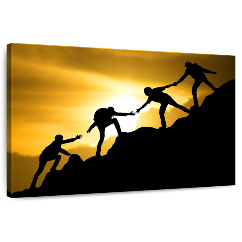 Sireci Climbing Teamwork, 32" H x 48" W