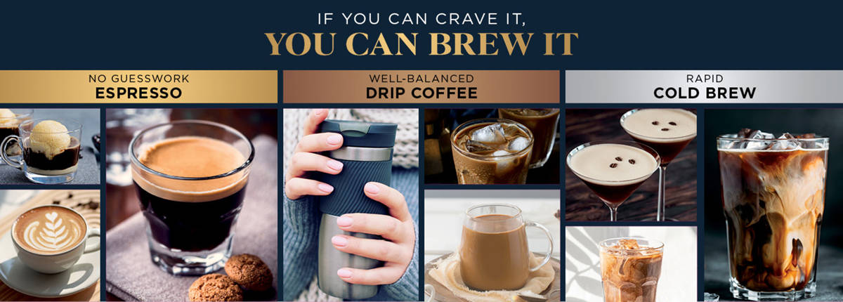 Ninja Luxe Café Premier Series 3-in-1 Espresso, Coffee and Cold Brew Machine- ES601