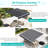 Free Standing Retractable Awning With Weighted Base-124638658