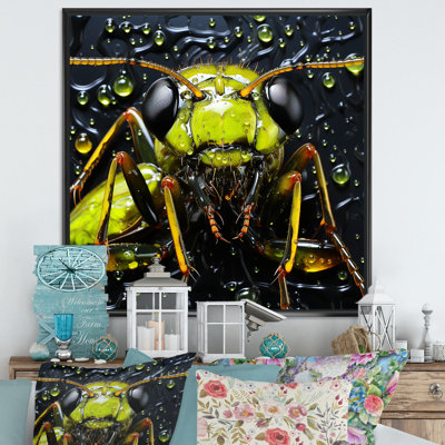 «Neon Pioneers Yellow Ant I» sur toile