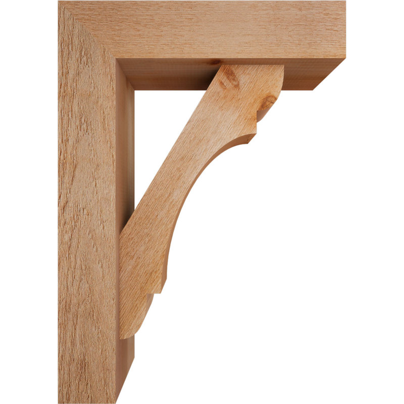 Support de bloc olympique avec entretoise décalée, 28 x 20, Cèdre rouge occidental de l 6 po (scié brut)