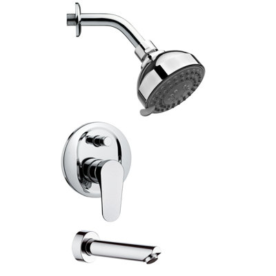 Tub & Shower Faucet with Rough in-Valve